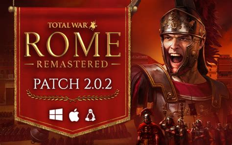 rome total war patch|Total War: ROME REMASTERED patch 2.0.2 is out .